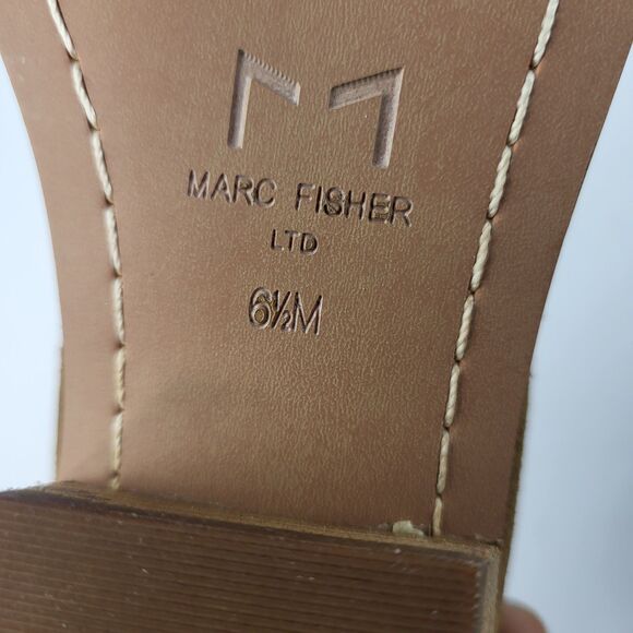 Marc Fisher LTD Yarita Ankle Chelsea Bootie Brown Suede Pull On 6.5M - Picture 11 of 11